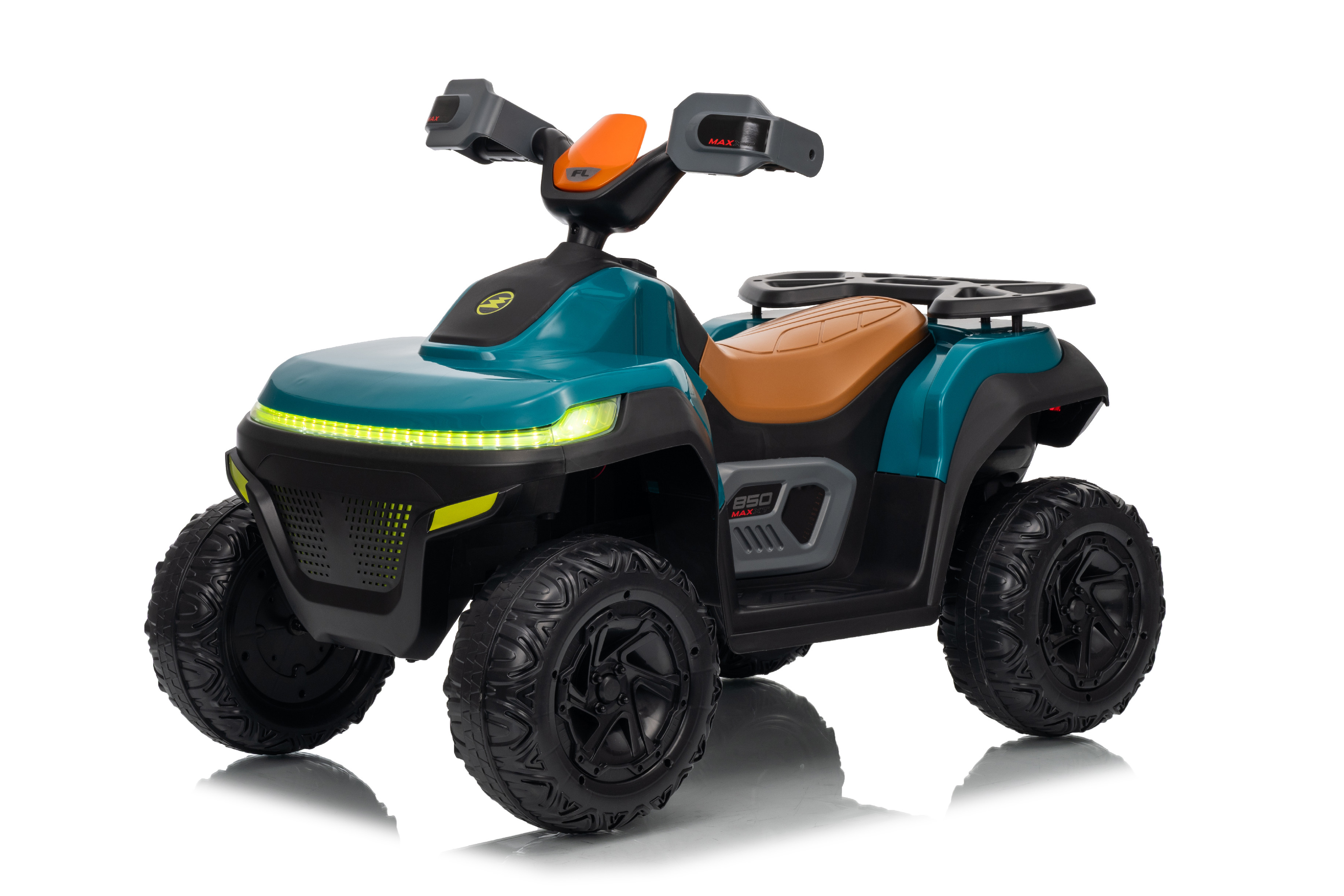 Mamido Dětská elektrická čtyřkolka MAX HL5388 | Dálkové ovládání | EVA kola | 12V7Ah | zelená