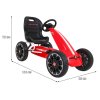 Gokart ABARTH Czerwony [41311] 1200