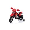 Dětská elektrická motorka Cross červená05