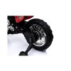 Dětská elektrická motorka Cross červená08