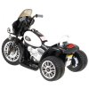 Dětská elektrická motorka černá