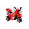 Dětská elektrická motorka červená2