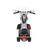 Dětská elektrická motorka Chopper bílá