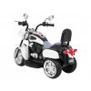 dětská elektrická motorka chopper bílá (1)