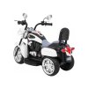 dětská elektrická motorka chopper bílá (1)