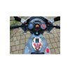 Dětská elektrická motorka stříbrná07