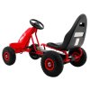 Dětská šlapací motokára Chamiopn červená1