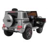 mamido Elektrické autíčko Mercedes G63 AMG lakované stříbrné 8