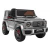 mamido Elektrické autíčko Mercedes G63 AMG lakované stříbrné 9
