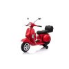 Dětský elektrický skútr Vespa 2x45W červený1