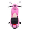 Dětský elektrický skútr Vespa růžový 7