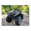 Dětská elektrická čtyřkolka ATV s ovladačem, EVA kola černá