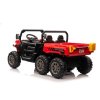 Elektrické autíčko Farmer Truck 24V 2x200W červené12