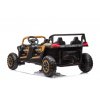 Elektrické autíčko Buggy UTV čtyřmístné 24V nafukovací kola zlatá05 (1)