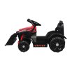 Dětský elektrický traktor s radlicí červený03