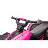 Dětská elektrická čtyřkolka XC sport 2x45W růžová17
