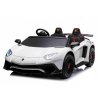 Elektrické autíčko Lamborghini Aventador SV Strong 200W 24V bílé2