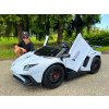 Elektrické autíčko Lamborghini Aventador SV Strong 200W 24V bílé