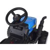 Dětský elektrický traktor s přívěsem New Holland modrý05