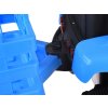 Dětský elektrický traktor s přívěsem New Holland modrý07