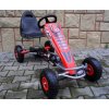 Dětská šlapací motokára G5 červená