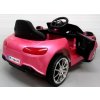 Elektrické autíčko Cabrio B3 lakované růžové