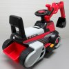 Dětský elektrický bagr C3 červený