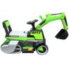 Dětský elektrický bagr C3 zelený