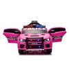 Elektrické autíčko Dodge Charger policejní růžové08