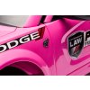 Elektrické autíčko Dodge Charger policejní růžové07