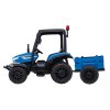 Dětský elektrický traktor BLAST s přívěsem 2x200W modrý07