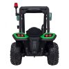 Dětský elektrický traktor BLAST s přívěsem zelený11