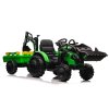 Dětský elektrický traktorbagr s přívěsem SX2068 zelený01