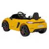 Elektrické autíčko Porsche Spyder RS 718 lakované žluté06