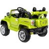Elektrické autíčko Jeep zelené
