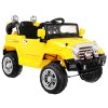 Elektrické autíčko Jeep žluté