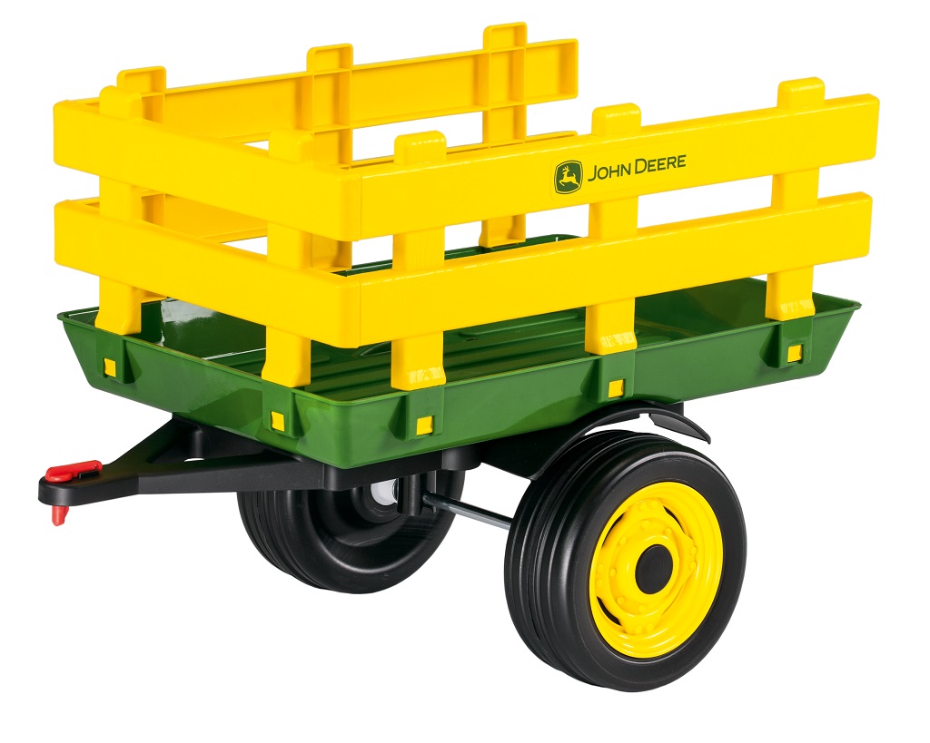 PegPerego John Deere Stake Side Trailer vlečka zelená