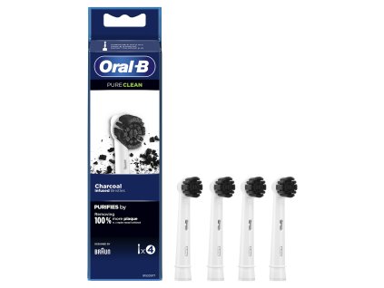 Oral-B EB 20-4 PureClean Charcoal náhradní hlavice 4 ks