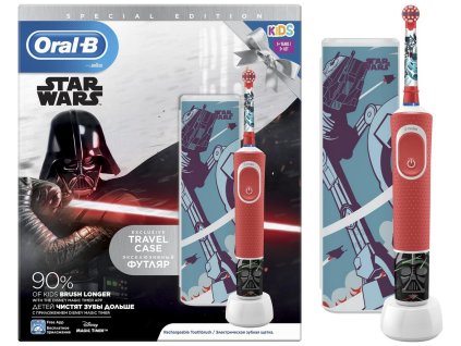 Oral-B Vitality D100 Star Wars dětský kartáček s cestovním pouzdrem