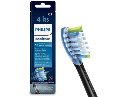 Philips Sonicare C3 Premium Plaque Defense Standard černé 4 ks HX9044/88