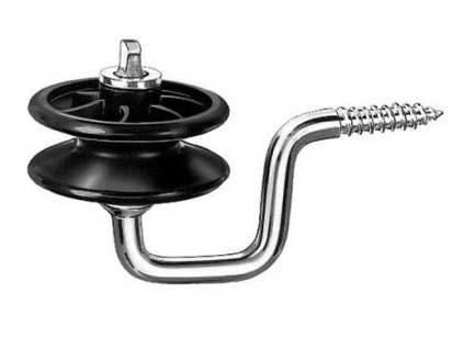 Rohový izolátor pro lanka a lana