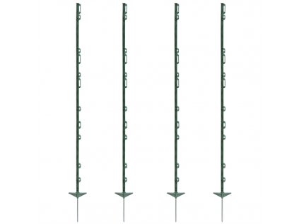 Plastový stľp, 156 cm zelený, pre elektrický ohradník