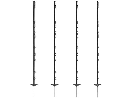 42183.40 voss.farming kunststoffahl pferdepfahl 156cm schwarz blackline