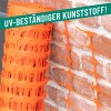 31025 voss farming absperrzaun baustellenzaun orange