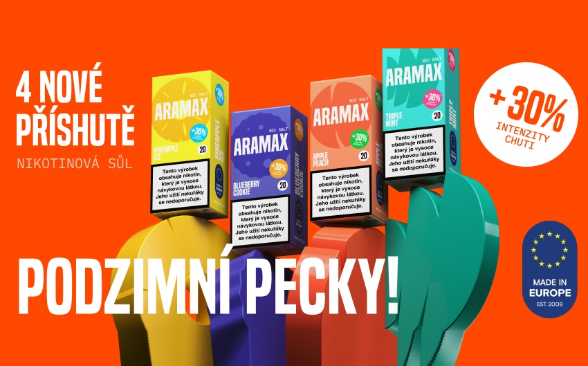 E-liquidy Aramax Nic Salt 10ml