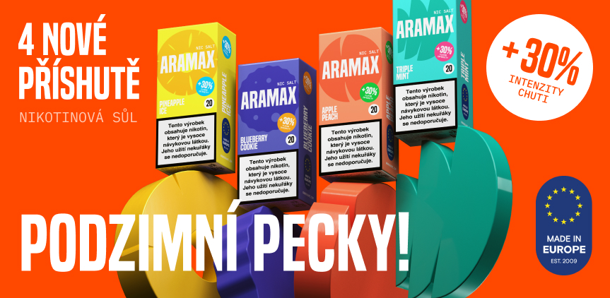 E-liquidy Aramax Nic Salt 10ml
