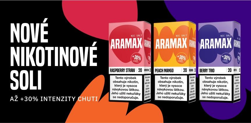 E-liquidy Aramax Nic Salt 10ml