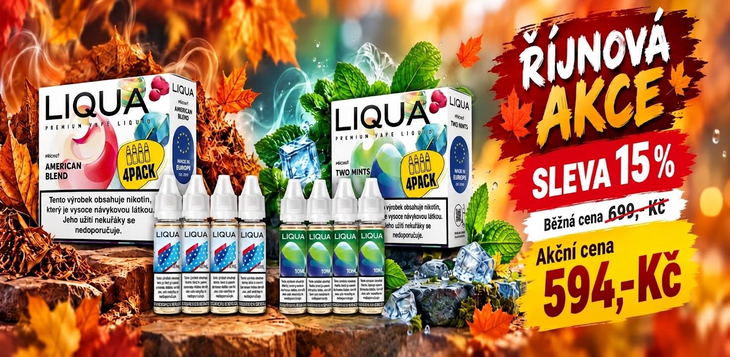 E-liquidy Liqua Elements 4Pack akce -15%