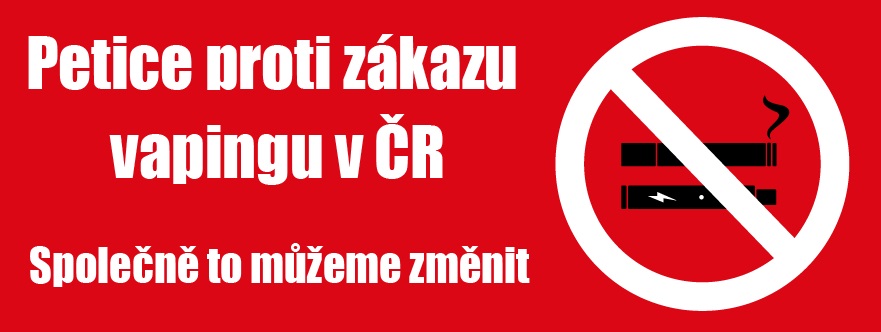 Petice proti zákazu vapingu v ČR