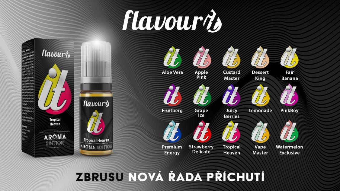 České tabákové a ovocné příchutě Flavourit 10ml